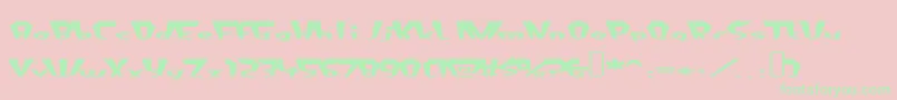 fluoride beings Font – Green Fonts on Pink Background