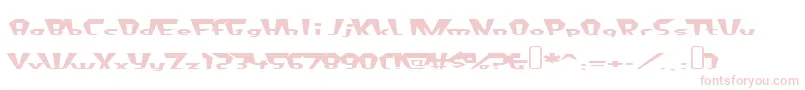 fluoride beings Font – Pink Fonts on White Background