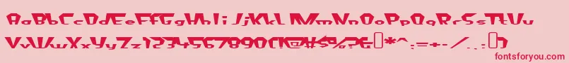 fluoride beings Font – Red Fonts on Pink Background