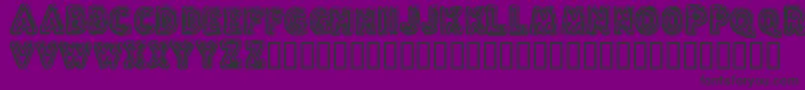 FLUXC    Font – Black Fonts on Purple Background