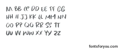 Flying Saucer Script DEMO-fontti