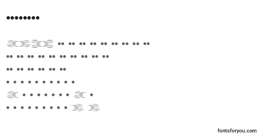 Шрифт FogBPS01 (126921) – алфавит, цифры, специальные символы