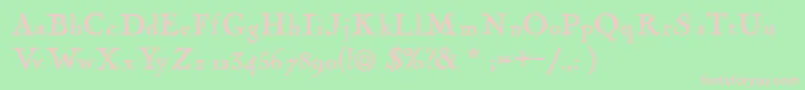 FogleHunter FREE FOR PERSONAL USE ONLY Font – Pink Fonts on Green Background