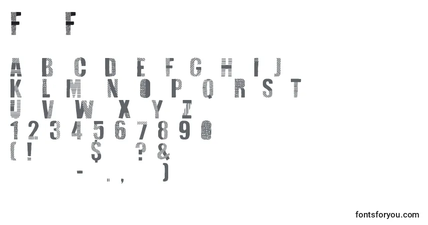 Fuente Folk Festival - alfabeto, números, caracteres especiales