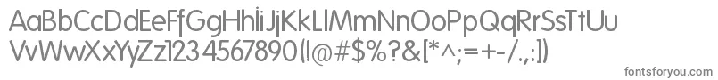 Folks Normal Font – Gray Fonts on White Background