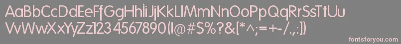 Folks Normal Font – Pink Fonts on Gray Background