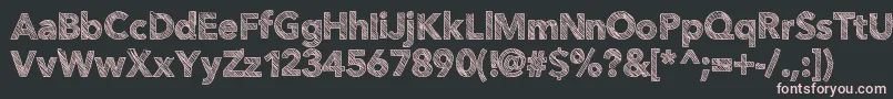More about Folktale Font Folktale Font – Pink Fonts on Black Background