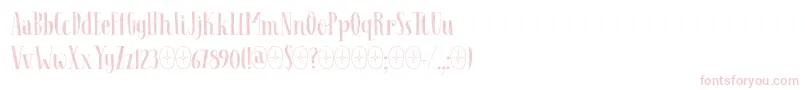 Follow The Light DEMO Font – Pink Fonts on White Background