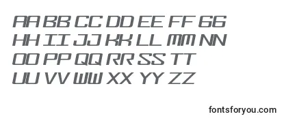 Czcionka Fonderian Italic