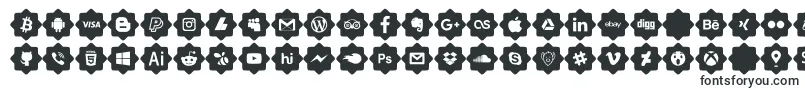Czcionka font 120 icons  – czcionki dla Microsoft Excel