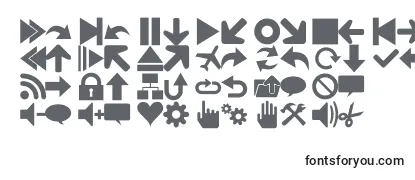 Обзор шрифта Font 90 Icons
