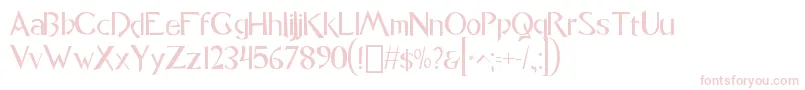 font Caligo1 0 Font – Pink Fonts on White Background