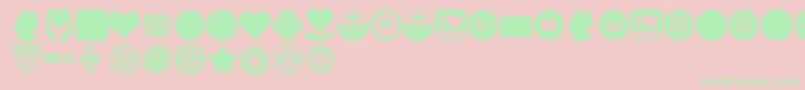 Font Color Germany Font – Green Fonts on Pink Background