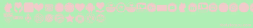 Font Color Germany Font – Pink Fonts on Green Background