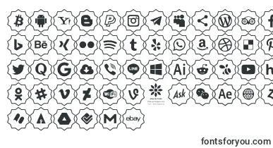 Font Color icon font – Fonts For Logos