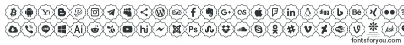 Шрифт Font Color icon – шрифты для логотипов