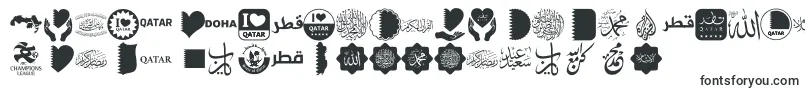 Fonte Font Color Qatar – fontes para placas e sinais