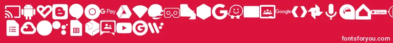 fuente Font Google Color – Fuentes Blancas Sobre Fondo Rojo