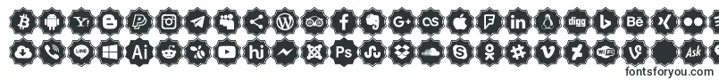 Font logos Color-Schriftart – Schriften für Logos