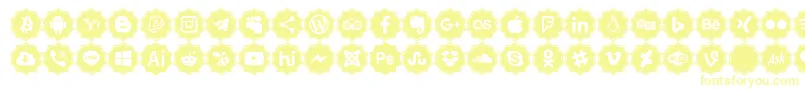 Police Font logos Color – polices jaunes