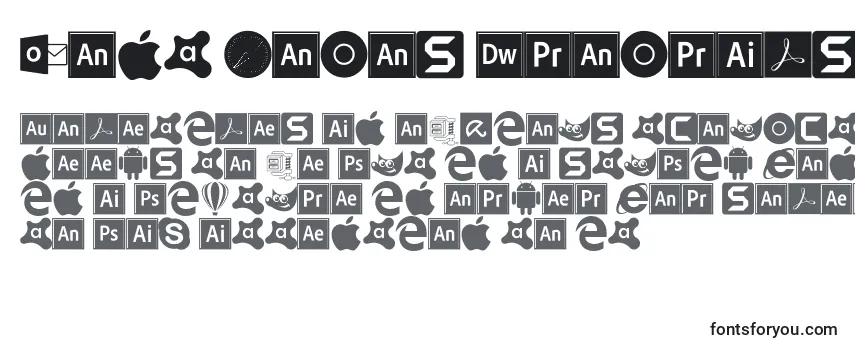 Schriftart Font Logos Programs