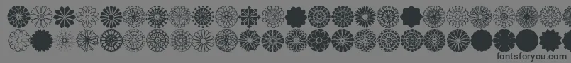Czcionka font shapes pro – czarne czcionki na szarym tle