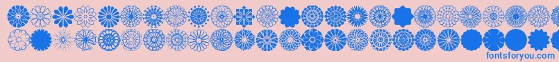 fuente font shapes pro – Fuentes Azules Sobre Fondo Rosa