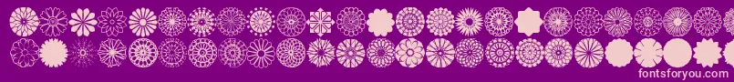 font shapes pro Font – Pink Fonts on Purple Background