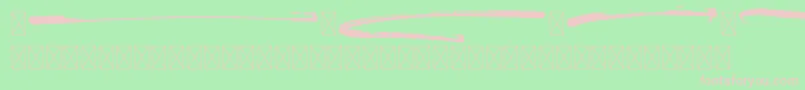 More about FontaniaSwash Font FontaniaSwash Font – Pink Fonts on Green Background