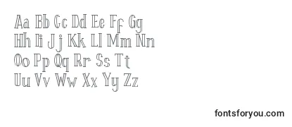 Fontastique Carved Font
