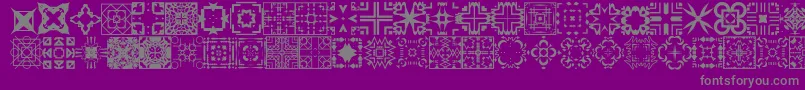 FontCo1   Font – Gray Fonts on Purple Background