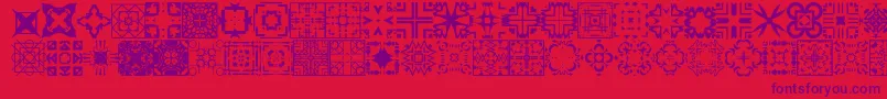 Шрифт FontCo1   – фиолетовые шрифты на красном фоне