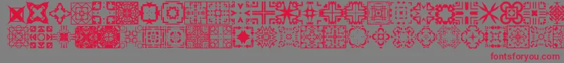 Шрифт FontCo1   – красные шрифты на сером фоне