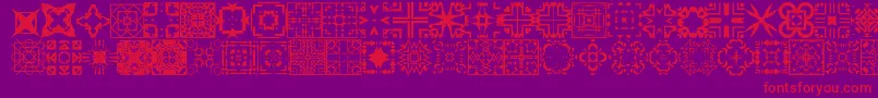 FontCo1   Font – Red Fonts on Purple Background