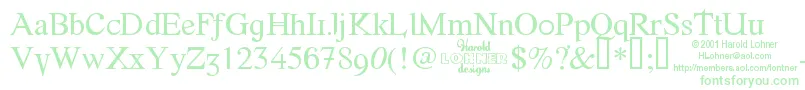 FONTE   -Schriftart – Grüne Schriften