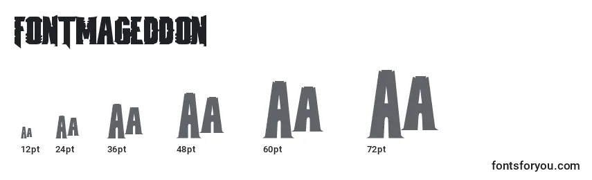 Fontmageddon Font Sizes
