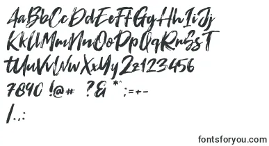 Fontrust font – drawn Fonts