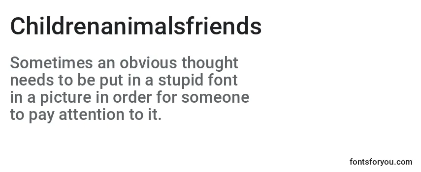childrenanimalsfriends, childrenanimalsfriends font, download the childrenanimalsfriends font, download the childrenanimalsfriends font for free