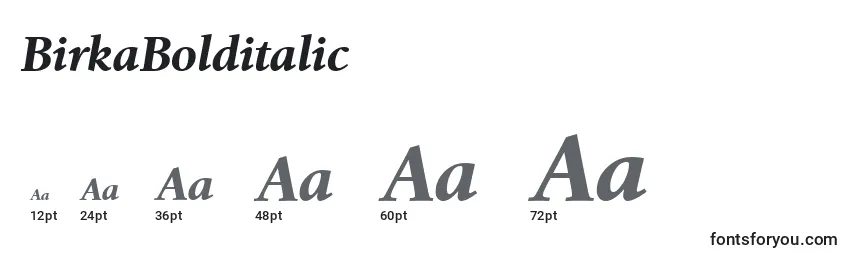 sizes of birkabolditalic font, birkabolditalic sizes