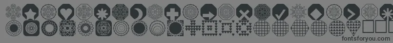 En savoir plus sur la police fontsnthings250 Police fontsnthings250 – polices noires sur fond gris