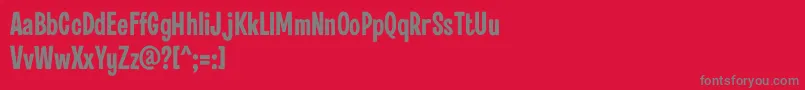 Шрифт Fontwax – серые шрифты на красном фоне