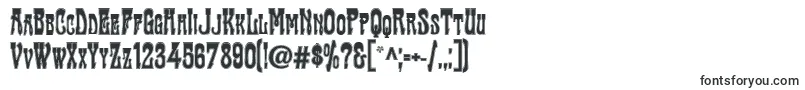 Шрифт TraktirModernContour – знаменитые шрифты