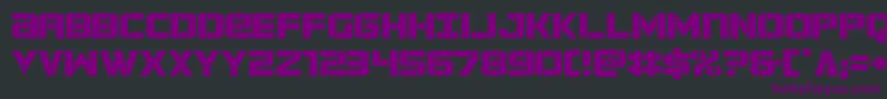 forcecommanderexpand Font – Purple Fonts on Black Background