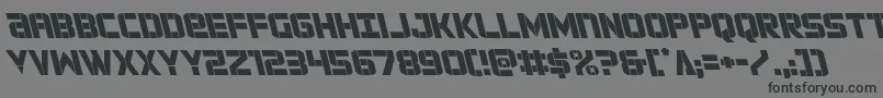 forcecommanderleft Font – Black Fonts on Gray Background