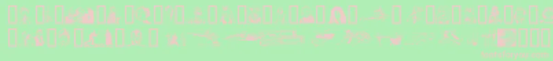 FORCR    Font – Pink Fonts on Green Background