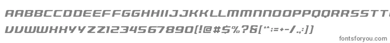 Шрифт Foreigner – серые шрифты на белом фоне