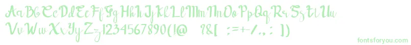 forest dream Font – Green Fonts