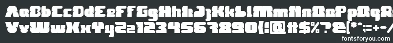 Шрифт FOREST JUMP Bold – белые шрифты