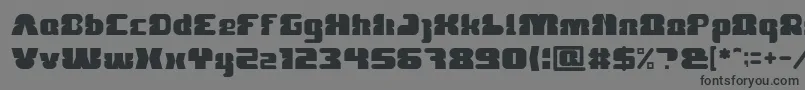 FOREST JUMP Light Font – Black Fonts on Gray Background