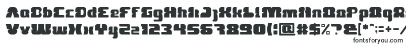 FOREST JUMP Light-fontti – täytetyt fontit